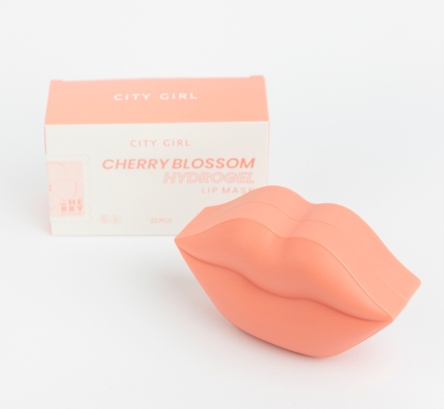 masclabiospng2png MASCARILLA LABIAL CHERRY BLOSSOM HYDROGEL LIP MASK CITY GIRL X 22 PCS - Image 1