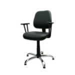 SILLA FIRENZE TODO CROMO NEGRO