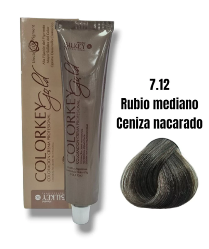 712png TINTURA COLORKEY GOLD SILKEY N 7.12 X 60G - Imagen 1